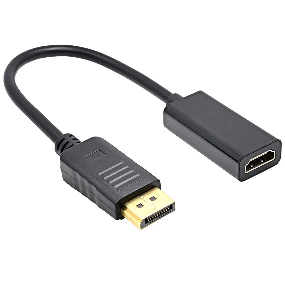 Перехідник адаптер DP (Display Port) to HDMI Cable 1080p