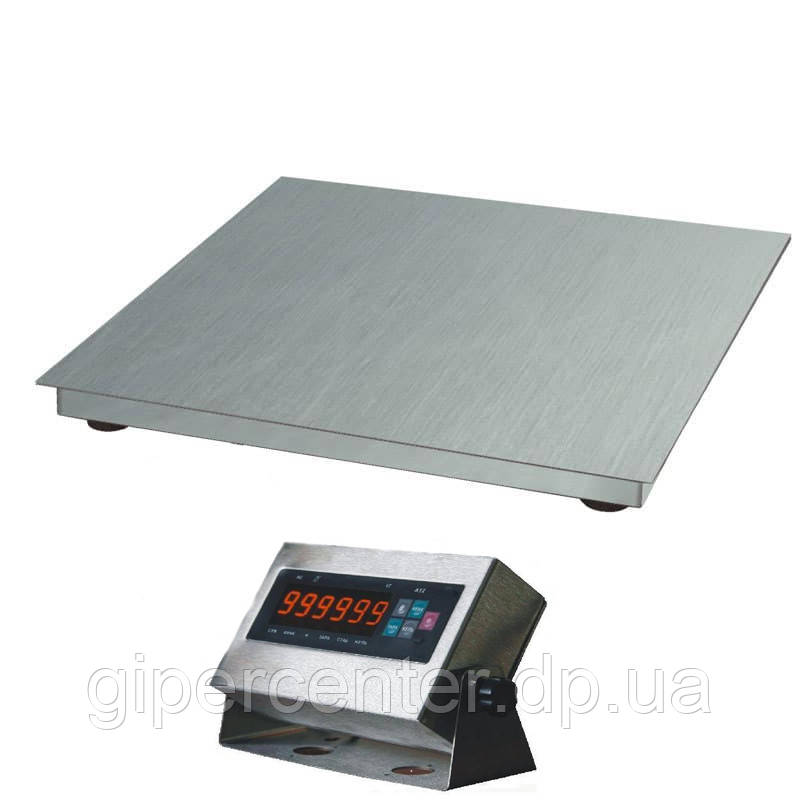 Платформні ваги Зевс ВПЕ-500 (H1515) нержавіюча сталь, фото 1