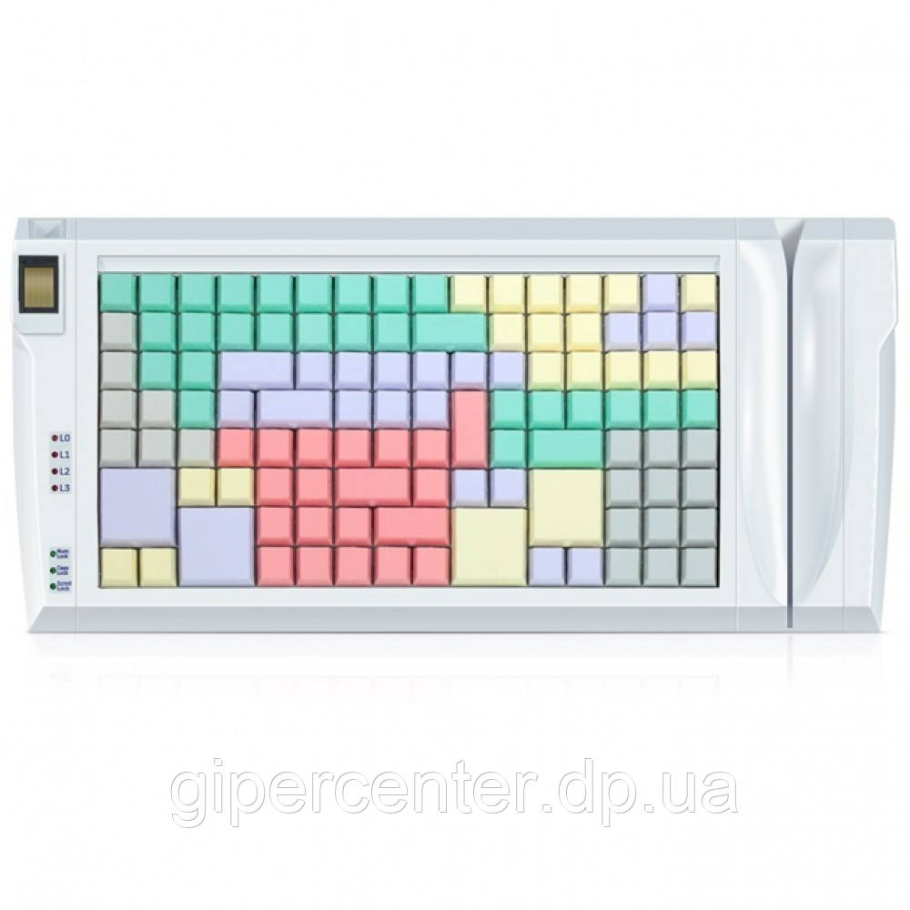 POS клавіатура Posua LPOS-128 зі зчитувачем магнітних карт