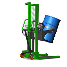 Штабелер для бочок з вагами 2BDU300-Ш-В-Б