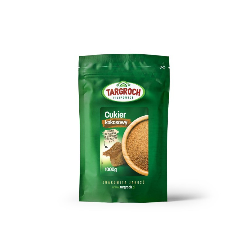 Кокосовий цукор, кокосовий цукор натуральний, 1000 г - Targroch