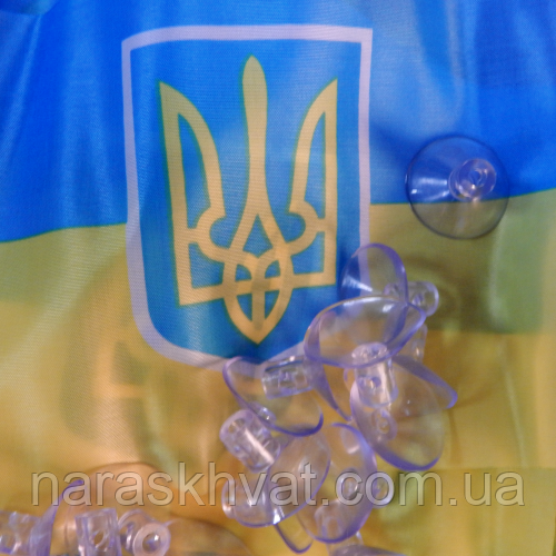Флажок Украины на липучке 20*15 см - фото 3 - id-p87966532