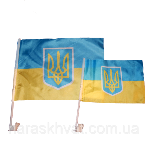 Прапор Україна автомобільний 45*30 см