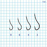 Гачок Hayabusa H.RYU191N №4 (10шт), фото 2