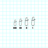 Застібка GC Wide Snap 1023SS №000 (12шт), фото 4