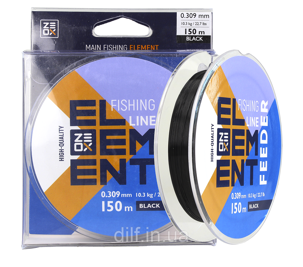 Волосінь Zeox Element Feeder Line BL 150 м 0.330 мм, фото 1