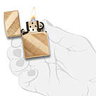 Zippo 29675 Classic Diagonal Weave Brass, фото 6