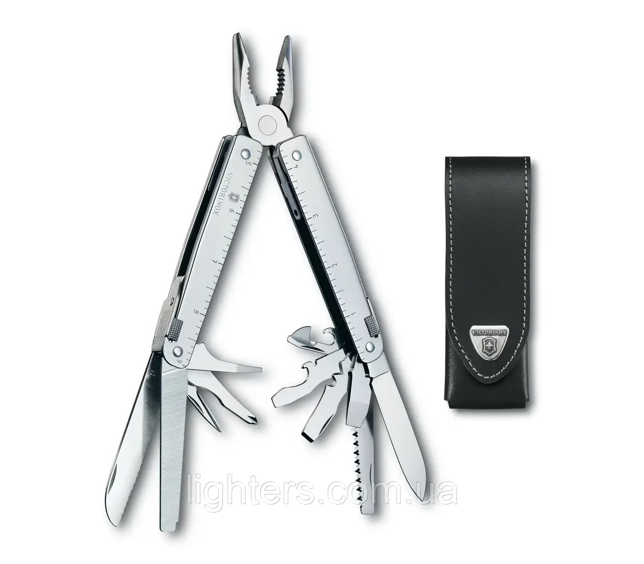 Victorinox SwissTool 3.03.23, Універсальний інструмент, шкіряний чохол