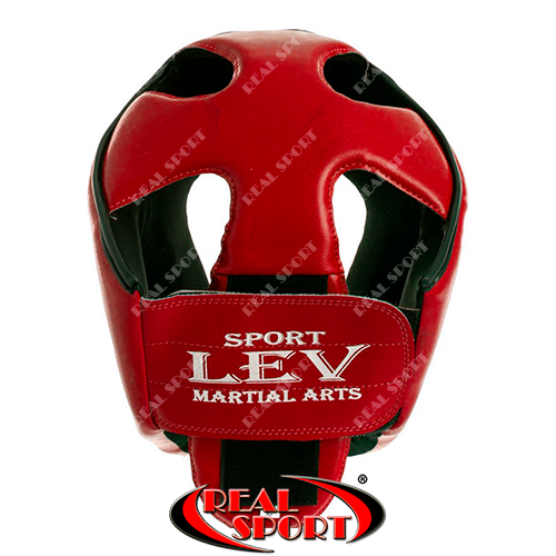 Шлем боксерский красный Lev LV-0337 - фото 4 - id-p49597847
