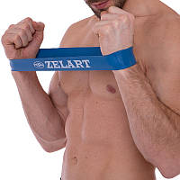 Резинка для фитнеса Zelart (лента сопротивления ) латекс FI-6220-5 синий