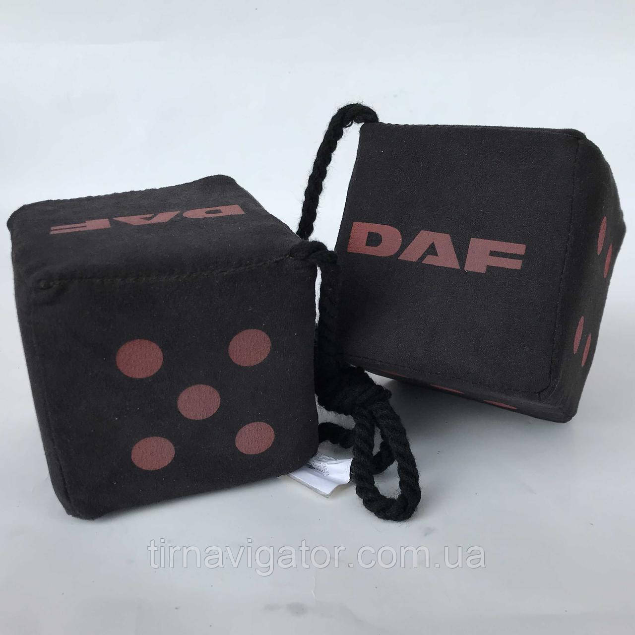 Кубики декор DAF 10*10 чорні (2 шт.)