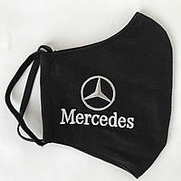 Маска захисна з логотипом MERCEDES чорна