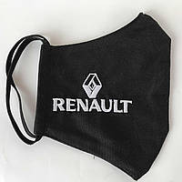 Маска захисна з логотипом RENAULT чорна