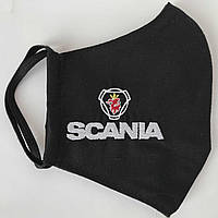 Маска захисна з логотипом SCANIA чорна
