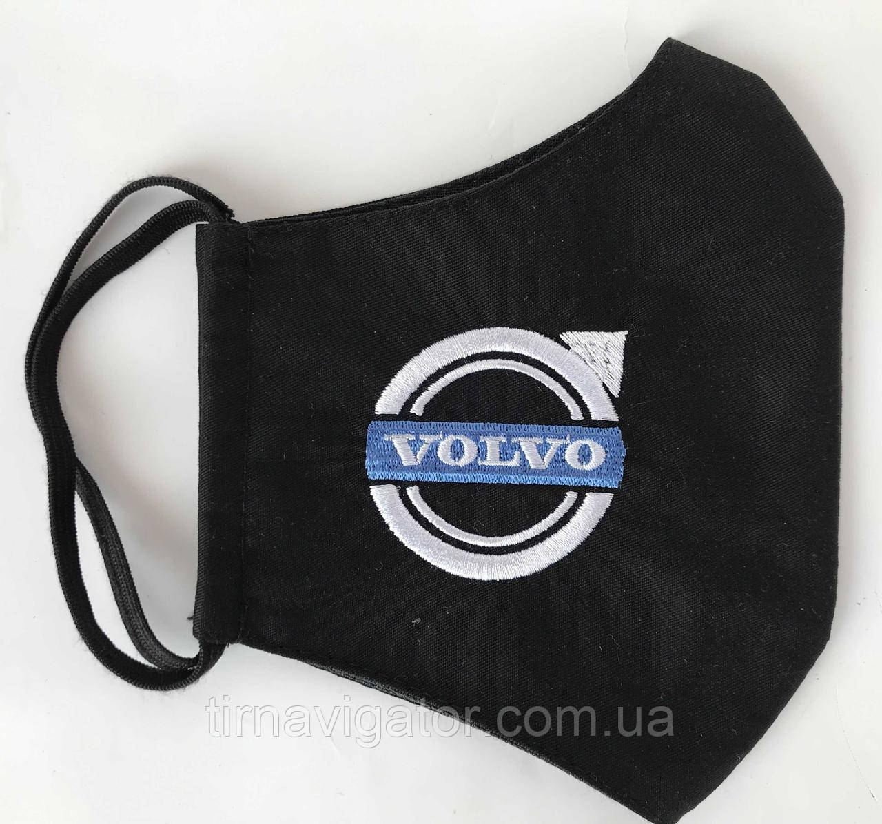 Маска захисна з лого VOLVO чорна