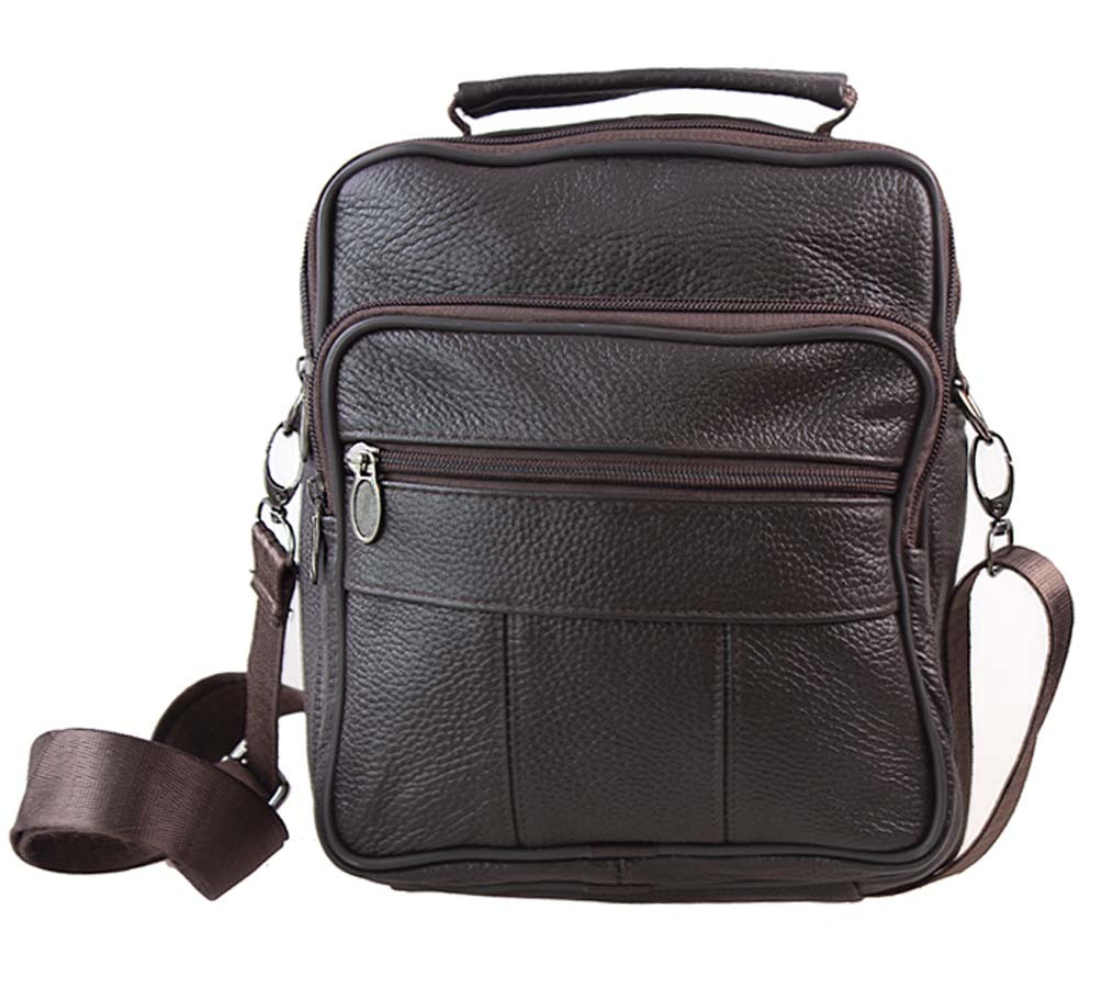 Чоловіча сумка з натуральної шкіри 8560-2 коричнева