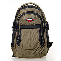 Мужской качественный рюкзак на 35 литров Power цвет хаки, материал нейлон на каждый день, для работы