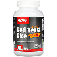 Красный дрожжевой рис + кофермент Q10 Jarrow Formulas "Red Yeast Rice + Co-Q10" (120 капсул)