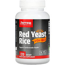 Червоний дріжджовий рис + кофермент Q10 Jarrow Formulas "Red Yeast Rice + Co-Q10" (120 капсул)