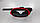 Маска для плавання Акванавт, ГОСТ, загартоване скло, різні кольори чорний з червоним, фото 2