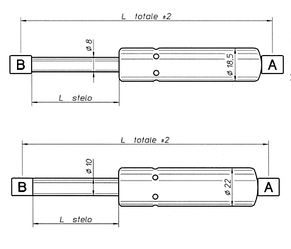 Азотні пружини аналог під замовлення
