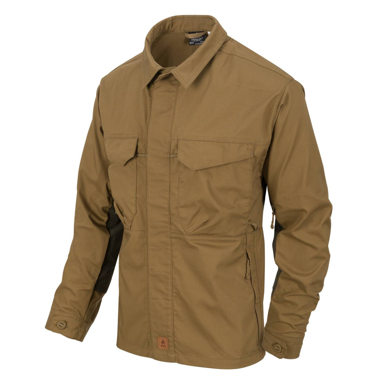 Сорочка з довгим рукавом Helikon-Tex® WOODSMAN Shirt® - Coyote/Taiga Green