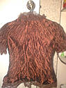 Кофта, блузка коричнева, фото 4