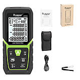 Дальномір електронна лазерна рулетка Huepar LM 50A (50м) з електронним рівнем, фото 2
