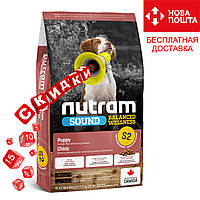 Сухой корм Nutram (Нутрам) S2 Wellness Puppy для щенков (курица и яйца) 20 кг