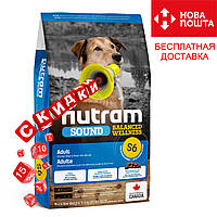 Сухой корм Nutram (Нутрам) S6 Adult Dog для взрослых собак всех пород (курица и рис) 11,4 кг