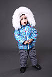 Зимовий дитячий костюм куртка та напівкомбінезон, фото 6