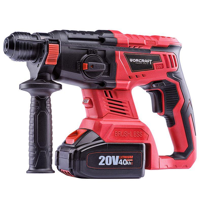 Перфоратор акумуляторний(безщітковий) Worcraft CRH-S20LiBА(Безкоштовна доставка), фото 1