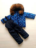 Куртка та напівкомбінезон теплий дитячий зима, фото 8