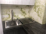 Кухонна мийка Platinum Handmade H-10050 L з крилом, фото 4