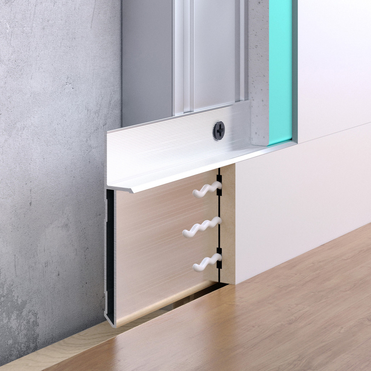 Декоративна МДФ вставка 58х8 грунтована, фото 1