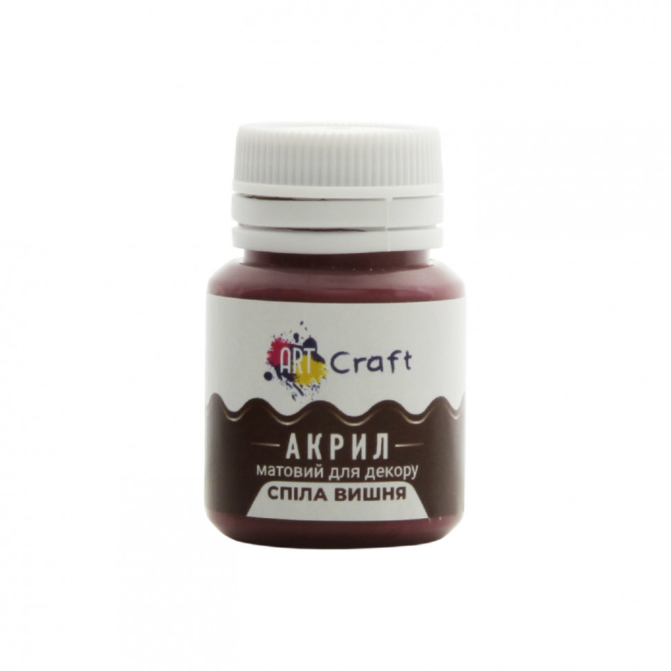 Акрилова фарба для декору Матова Art Craft AP-4814 20 мл Стигла вишня