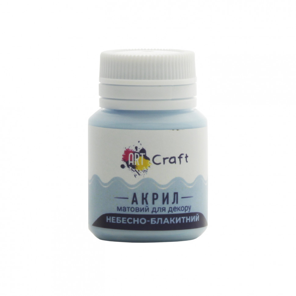 Акрилова фарба для декору Матова Art Craft AP-4869 20 мл Небесно-блакитний