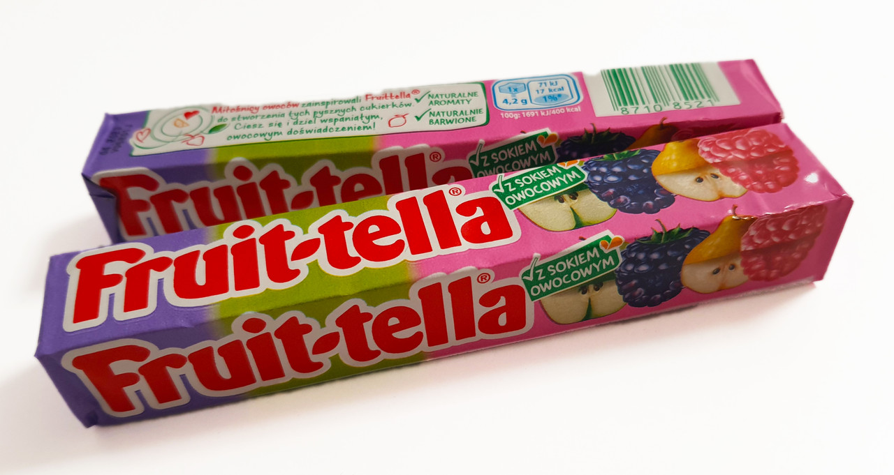Жевательные конфеты Fruit-tella Фрутелла ягодная, цена 13.50 грн — Prom ...