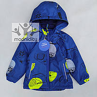 Детская демисезонная термо куртка для мальчика "Ралли" на 3 4 года осень весна мембрана