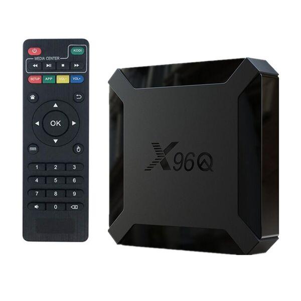 Медіаплеєр AmiBox TV Box X96Q 2/16 (Alwinner H313 Сortex-A53 2.0 GHz, ОЗУ 2Гб, ПЗУ 16Гб,Android 10, HDMI, AV)