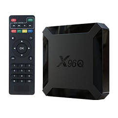 Медіаплеєр AmiBox TV Box X96Q 1/8 PRO (Alwinner H313 Сortex-A53 2.0 GHz, ОЗУ 1Гб, ПЗУ 8Гб,Android 10, HDMI, AV)