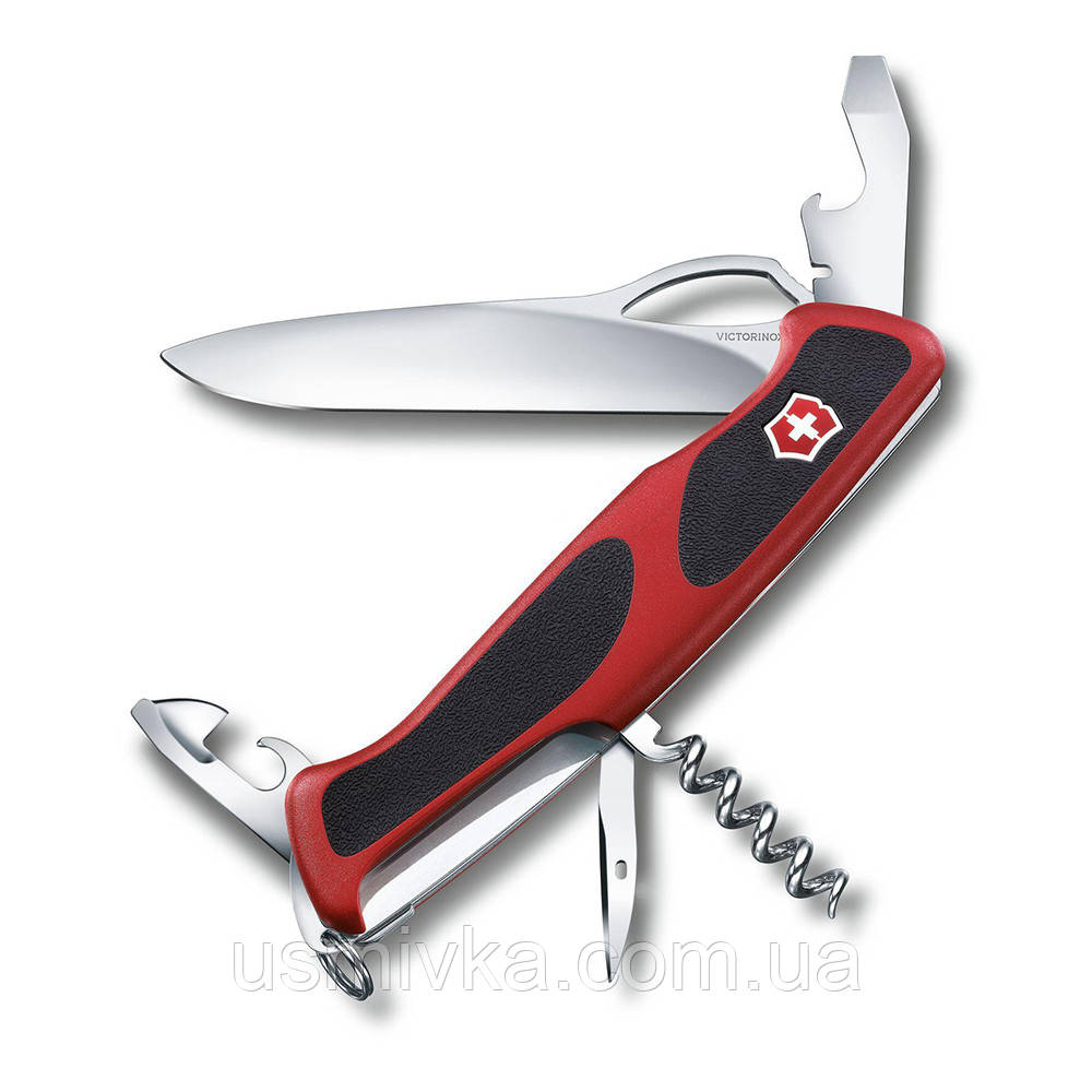 Victorinox Rangergrip 61 червоно-чорний 0.9553.MC Швейцарський армійський ніж, фото 1