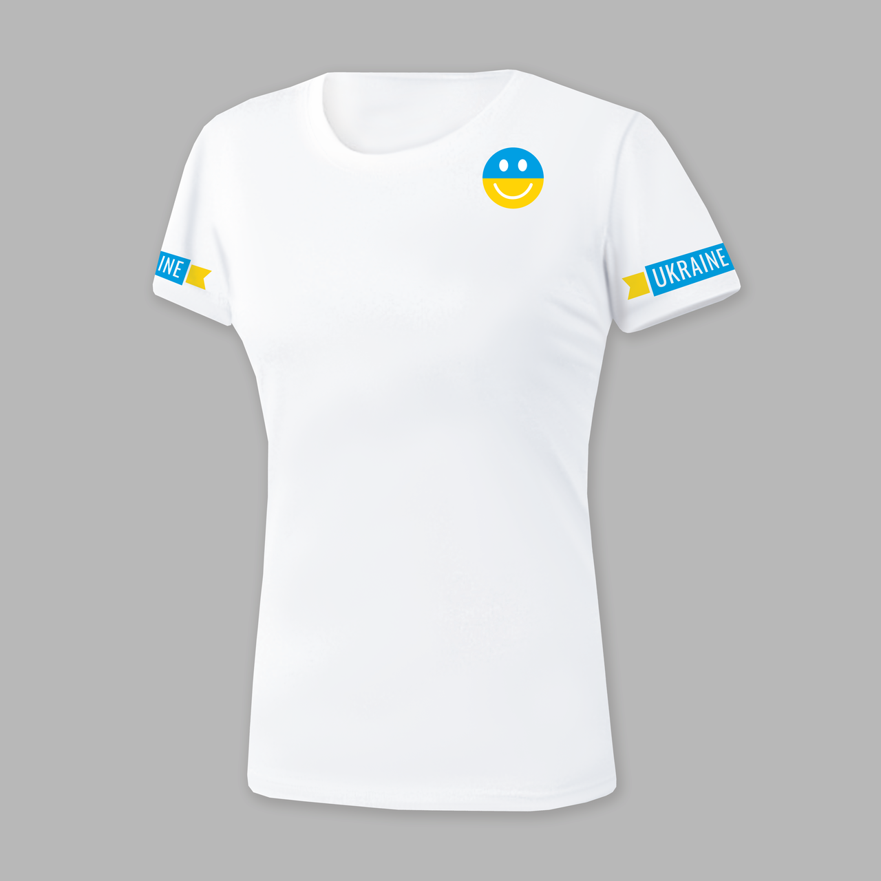 Жіноча двошарова футболка для сублімації DUkr018