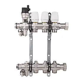 Колектор терморегулювальний SD Forte 1" 2 виходи SFE0052