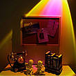 Проєкційний світильник Sunset Lamp з ефектом заходу сонця, світанку, USB led Lamp, фото 6