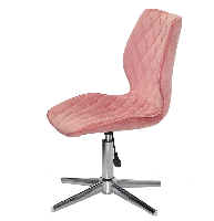 Стілець Toni Modern Base теракот 1018 велюр на хромованій хрестовині зі стопками, фото 4