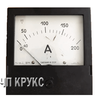 Амперметр змінного струму щитовий Е365 — 200 А 200/5