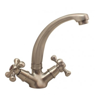 Змішувач для умивальника EurPro SMES 272 нержавійка