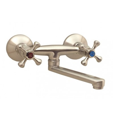 Змішувач для кухні настінний EurPro SMES 361 нержавійка