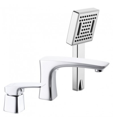 Змішувач для ванни врізний MX PREMIUM PATRICK Chr-022 (3-HOLE), фото 1